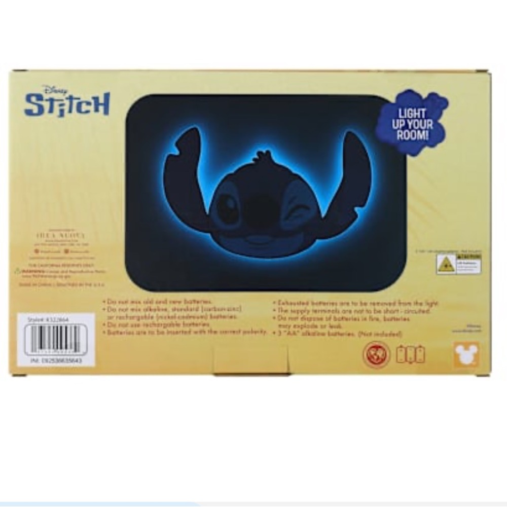 NWT- 🔋Operated- Disney- Stitch - Neon Wall Art Decoration Sign - Picture 17 of 17